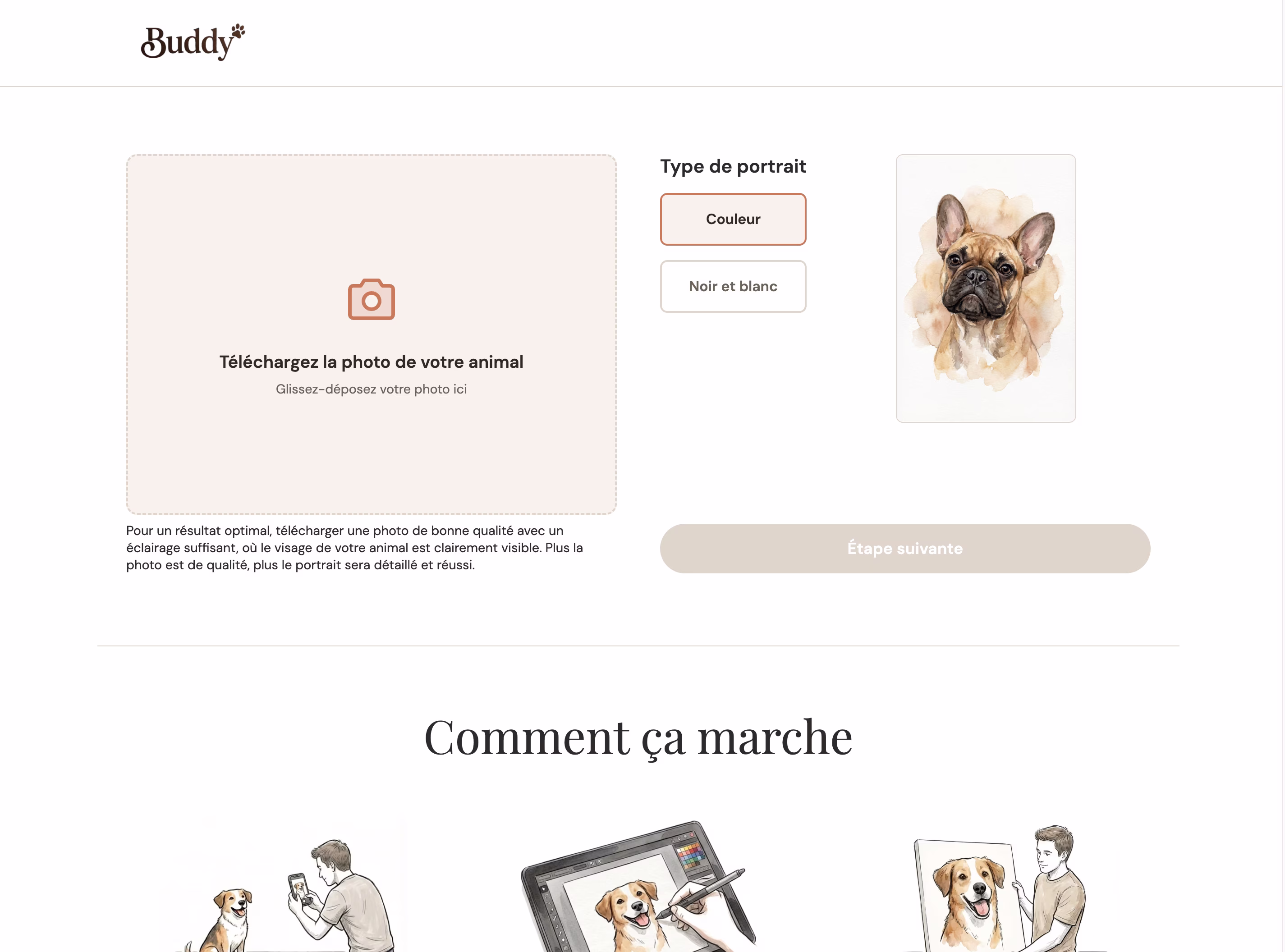 Buddy Painting Shop Page